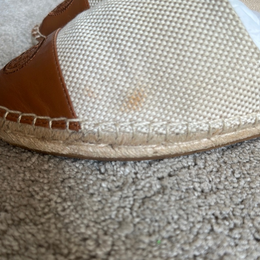 SOLD. Tory Burch Natural and Brown Espadrilles - Picture 3 of 10